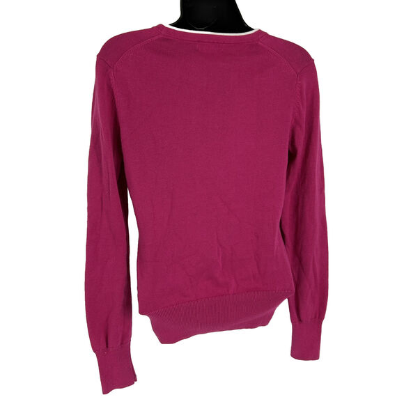 Brooks Brothers 346 100% Supima Cotton Cardigan Sweater x-Small Barbie Pink - Picture 2 of 8